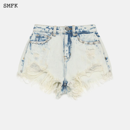 Wilderness Rock White Shorts Jeans