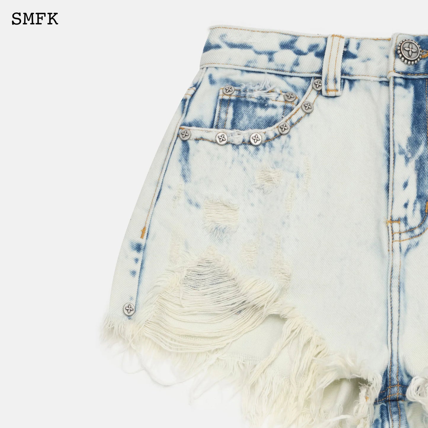 Wilderness Rock White Shorts Jeans