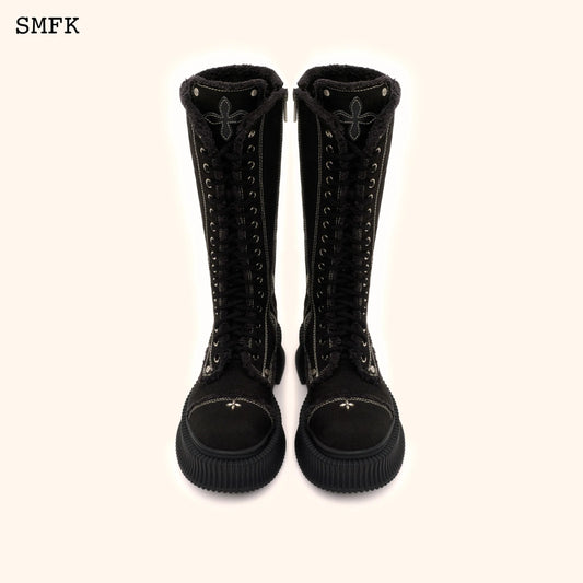 Compass Desert Black Cookies High Boots