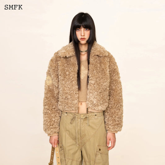 Wildworld Adventure Short Faux Fur Jacket