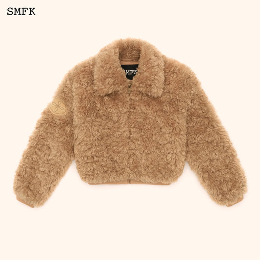 Wildworld Adventure Short Faux Fur Jacket