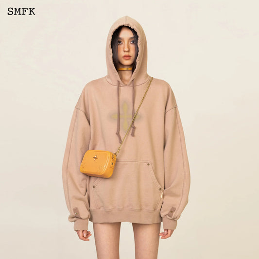 Compass Classic Cross Graffiti Latte Hoodie