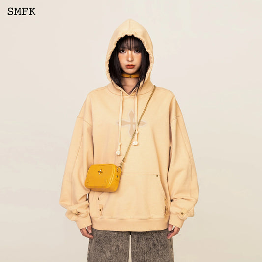 Compass Classic Cross Camping Hoodie In Wheat