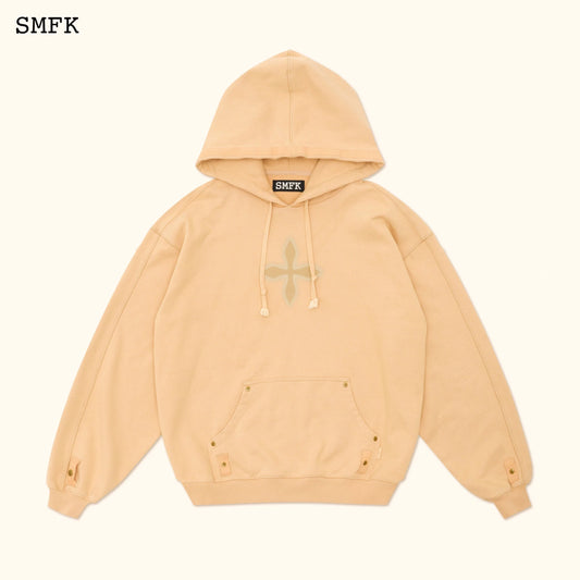 Compass Classic Cross Camping Hoodie In Wheat
