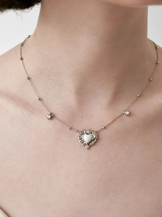 Vintage Heart Design Necklace