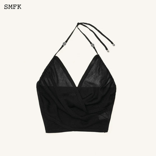 Ancient Myth Gold Snake Beach Sling ( Black)