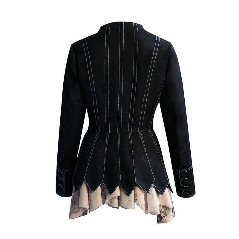 The Little Women Fruits Print Blazer Black