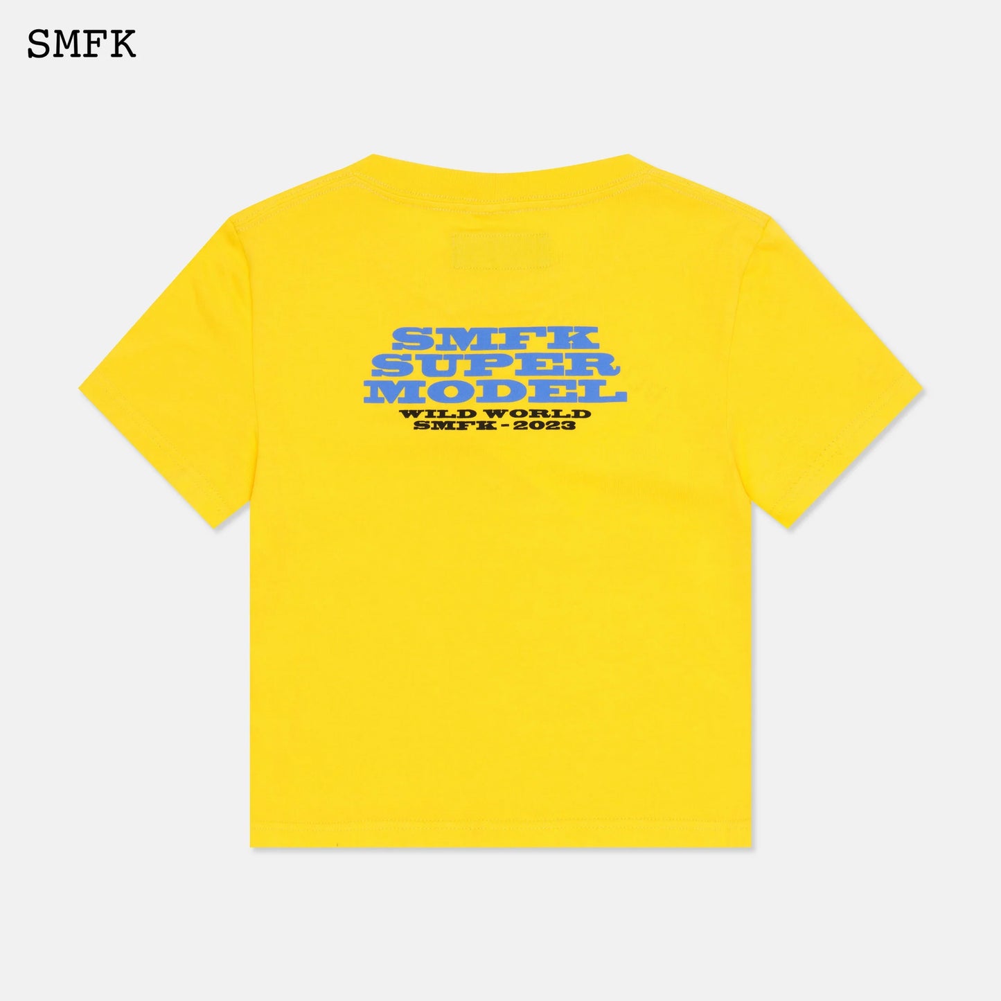Skinny Model Yellow Tight T-shirt