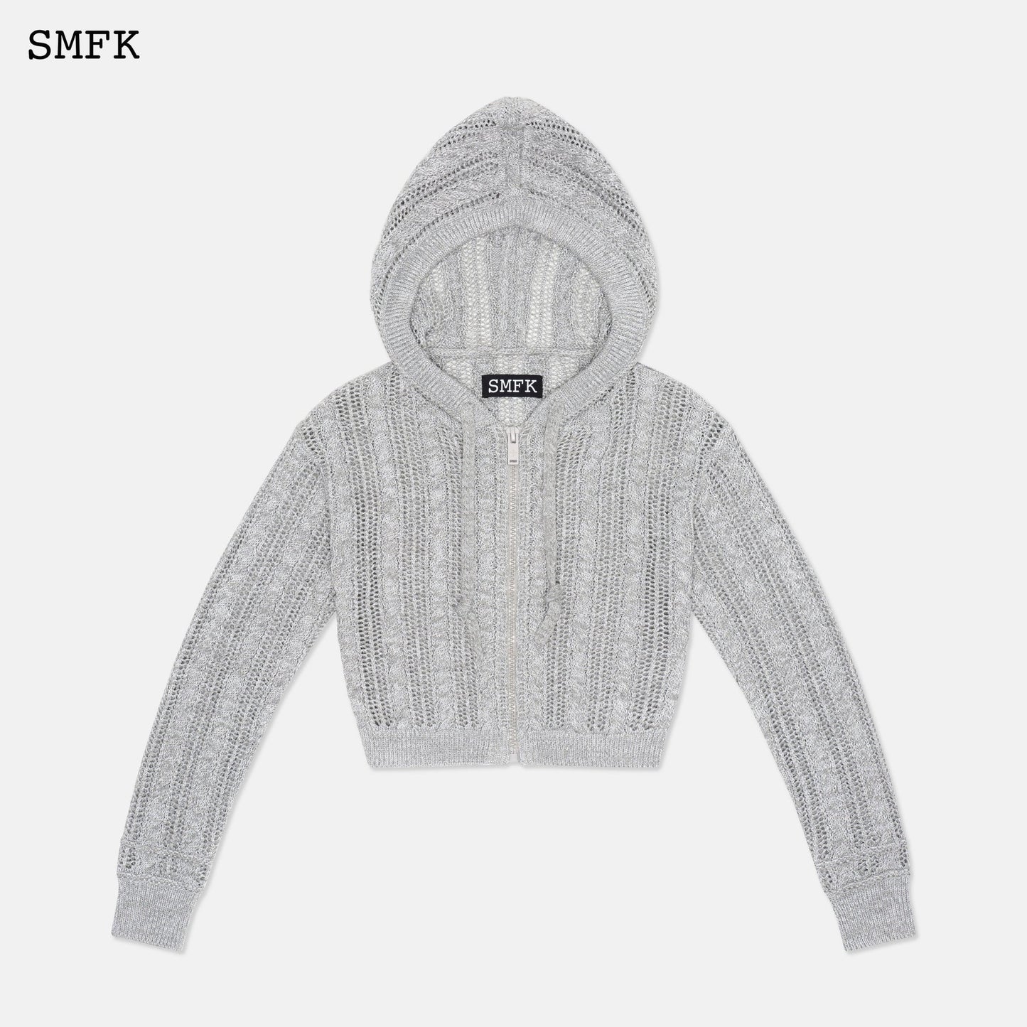 Wilderness Grey Starlight Knitted Hoodie