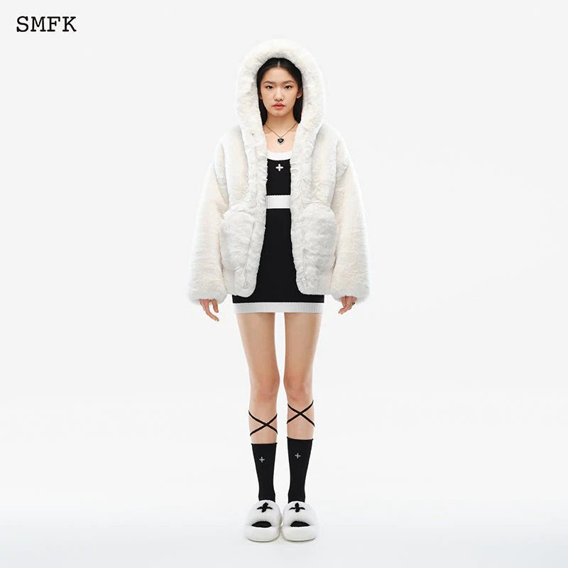 Snowman Hoodie White