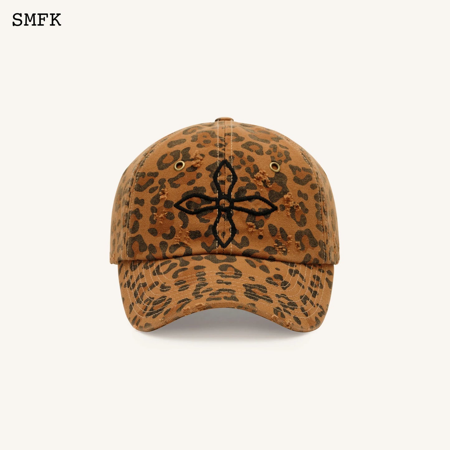 Leopard Compass Vintage Cap