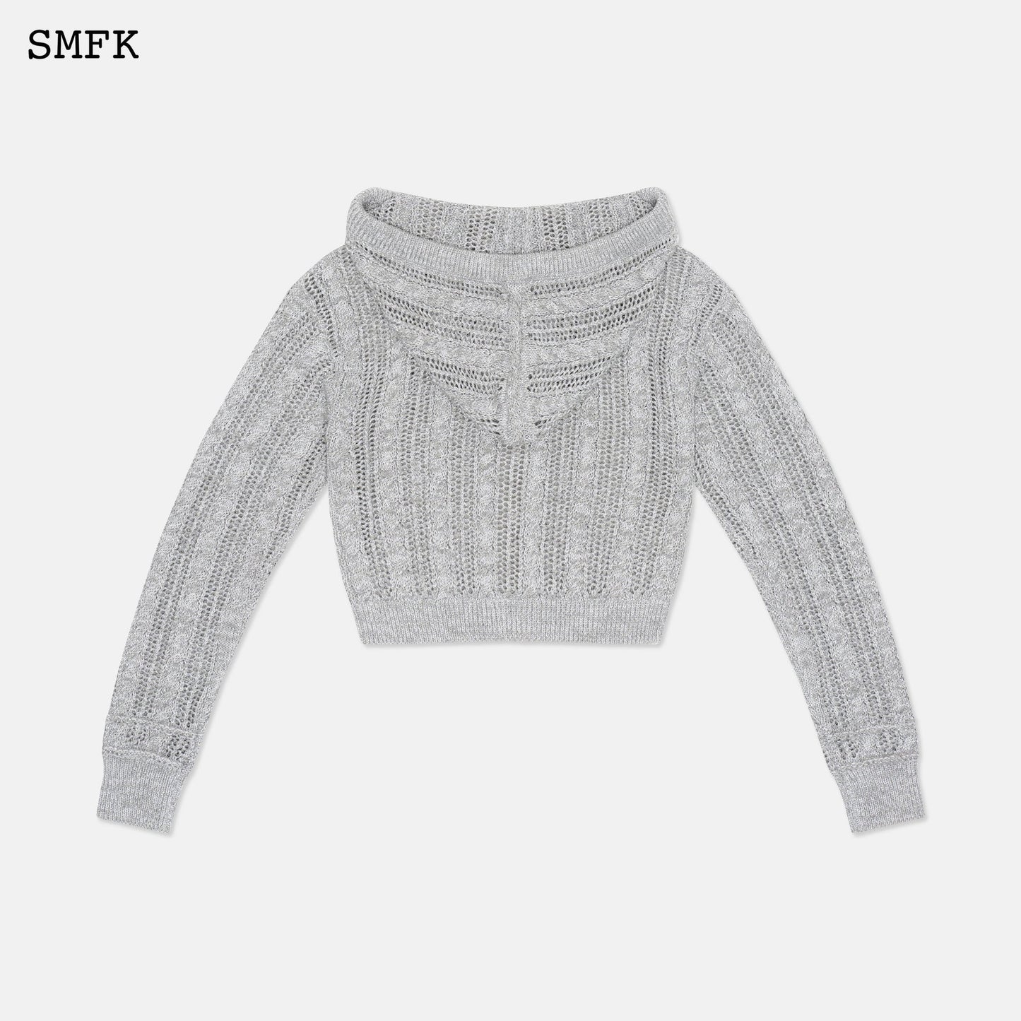 Wilderness Grey Starlight Knitted Hoodie