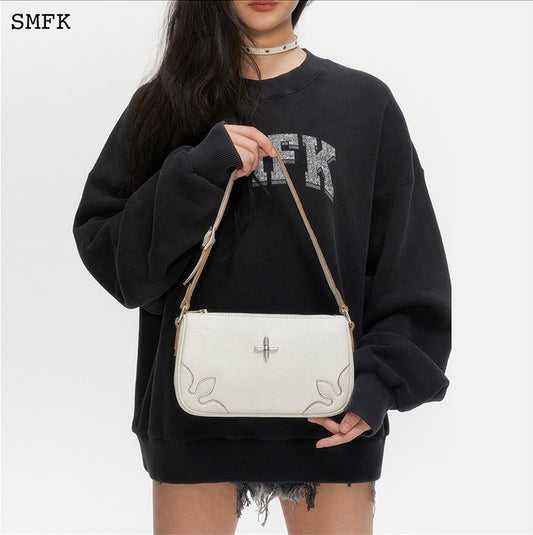 Compass Kitty Bag Small White