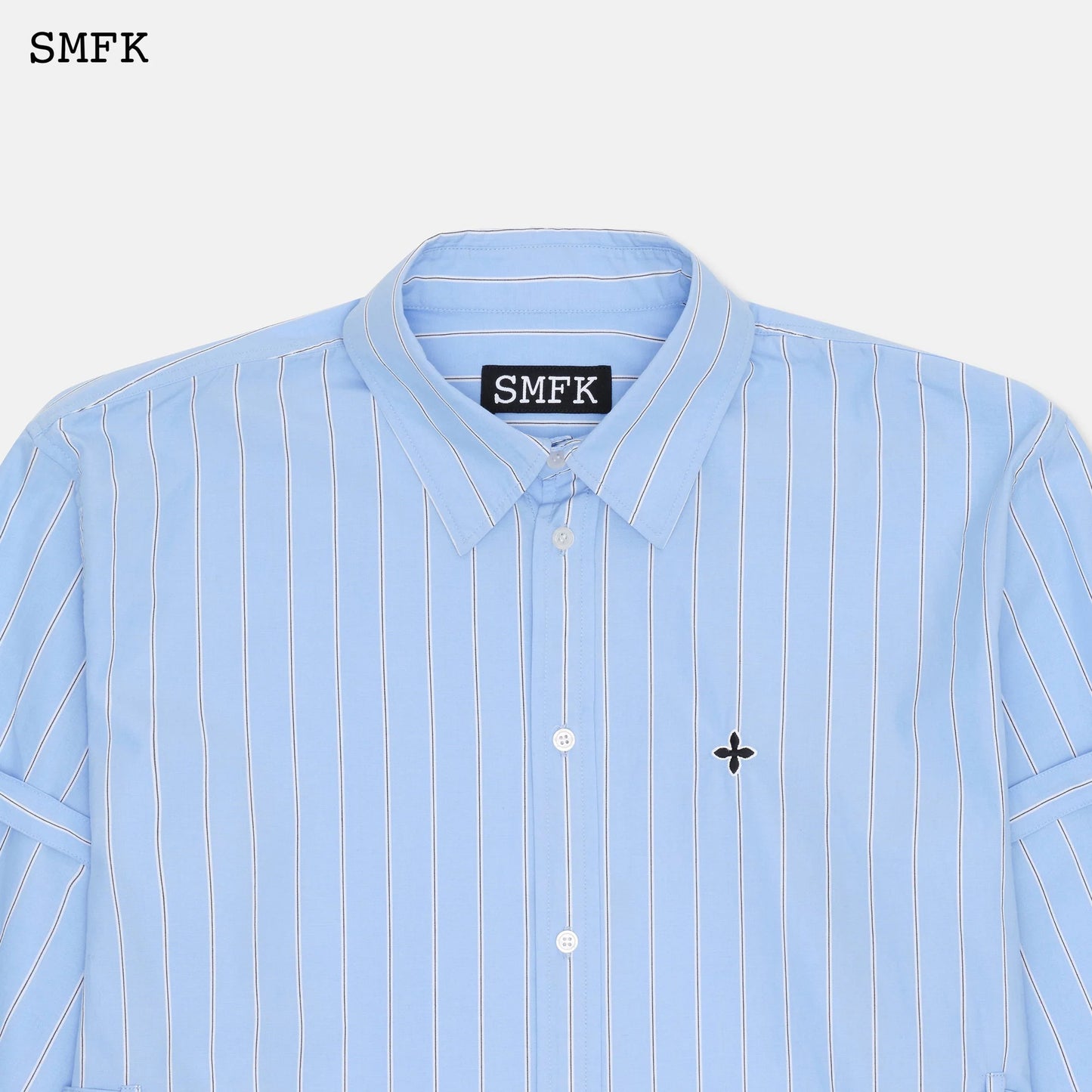 Wild World Sky Blue Stripe Shirt