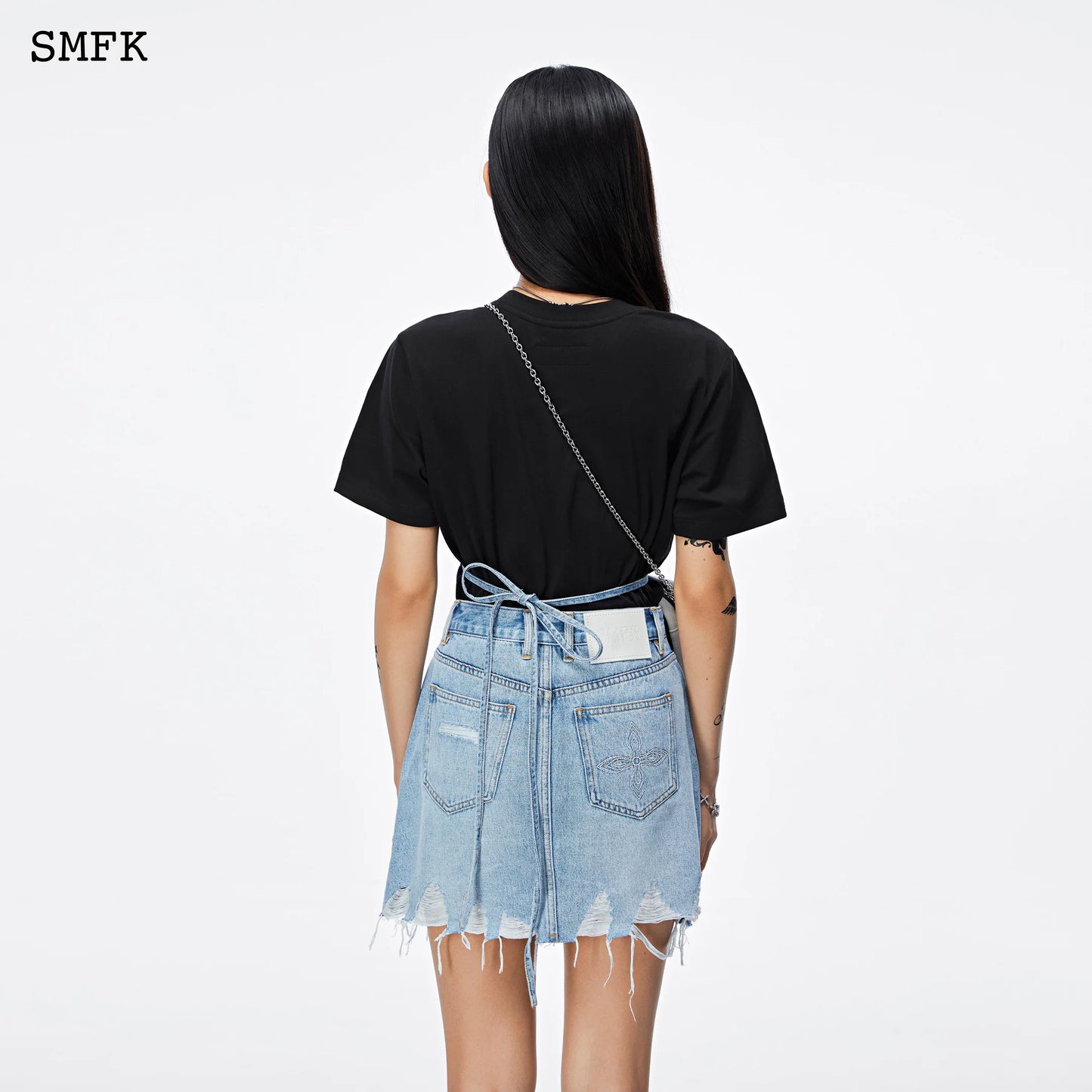 Black Compass Biker Tee