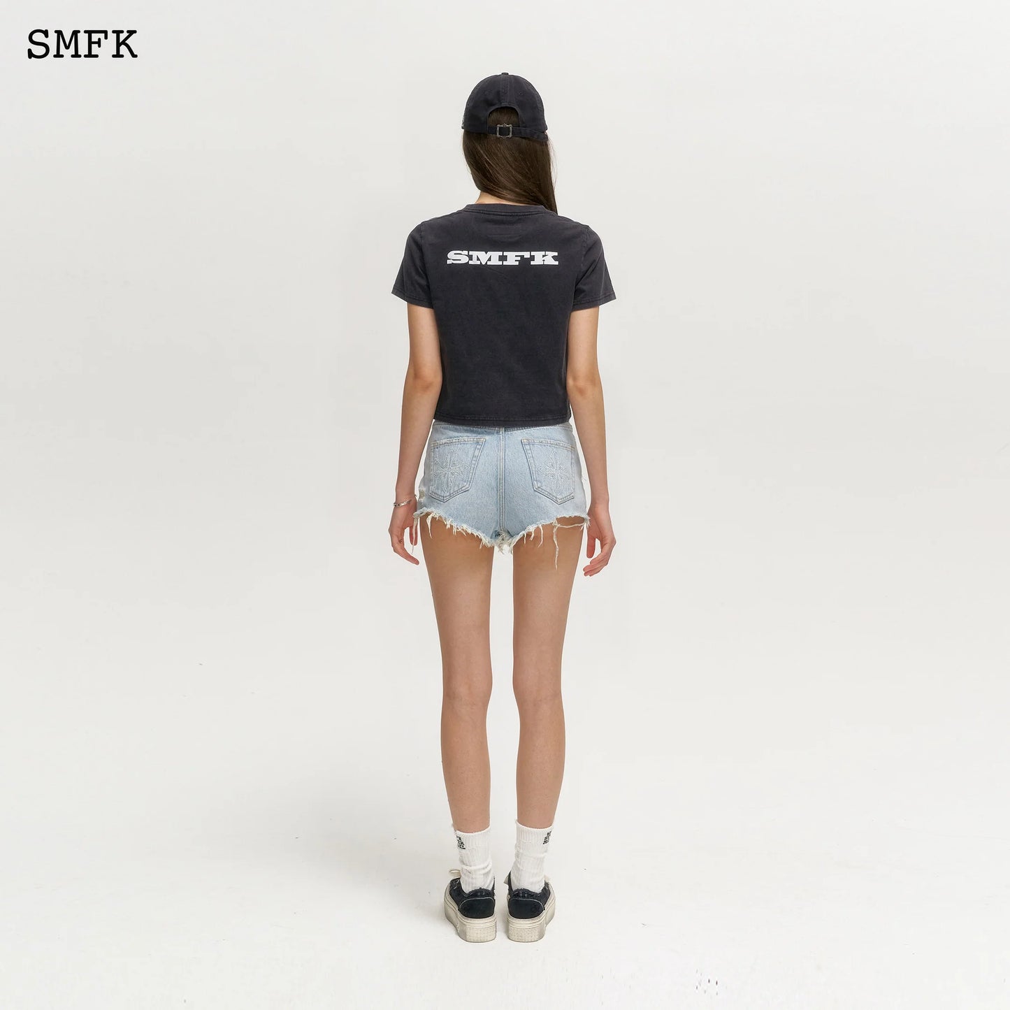 Skinny Model Grey Tight T-shirt
