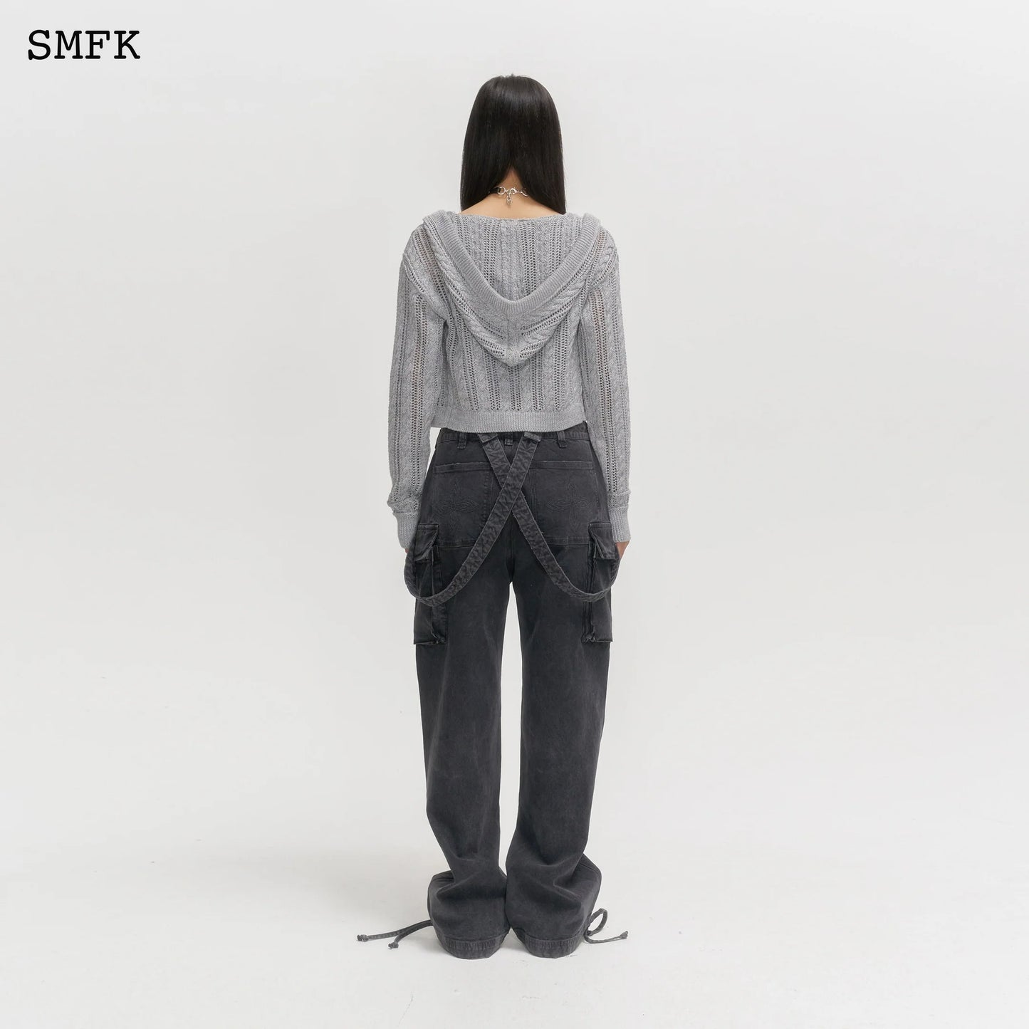 Wilderness Grey Starlight Knitted Hoodie