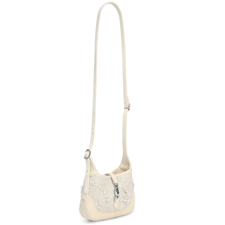 OFF WHITE Vintage Half-Moon Bag MINI(New Drop)