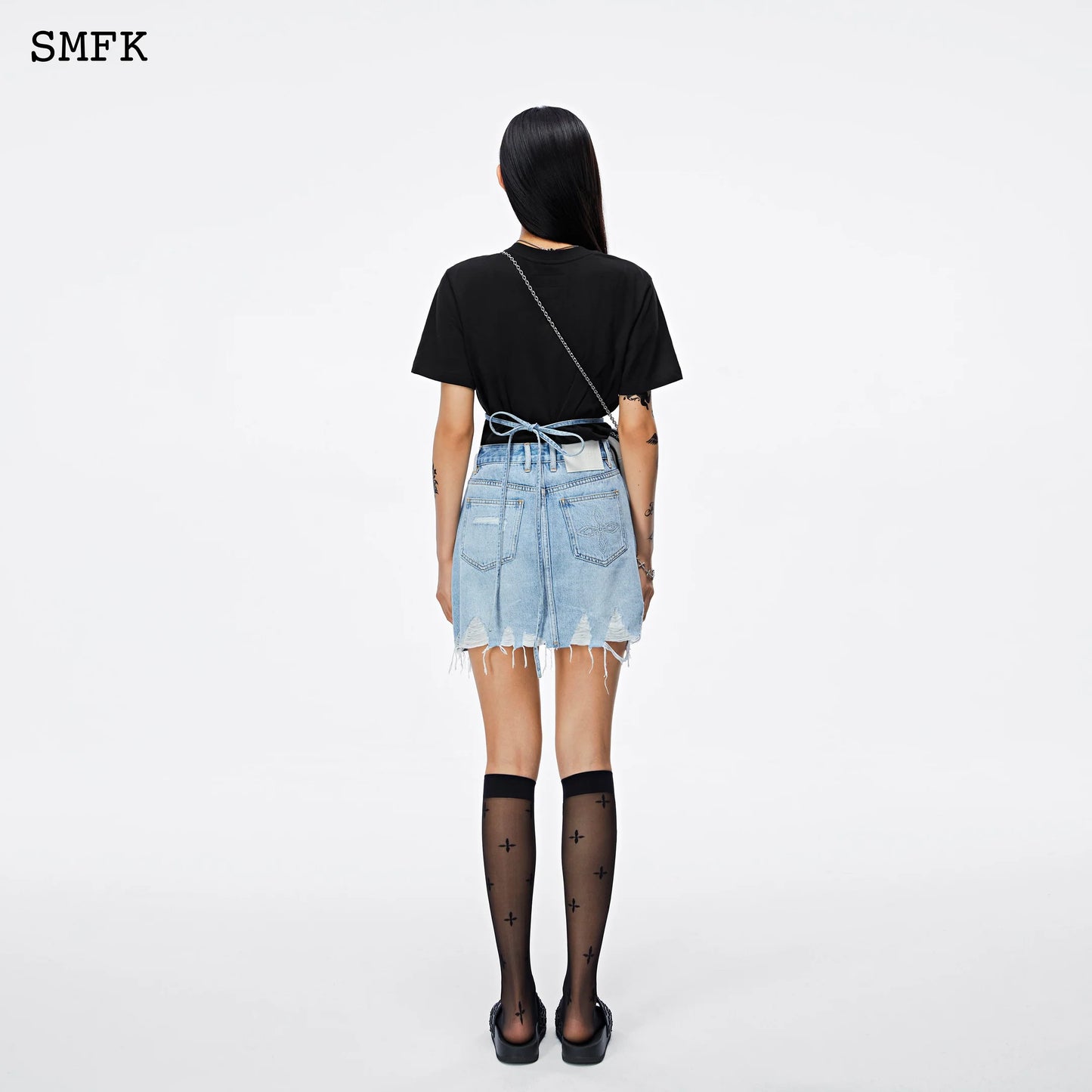 Black Compass Biker Tee