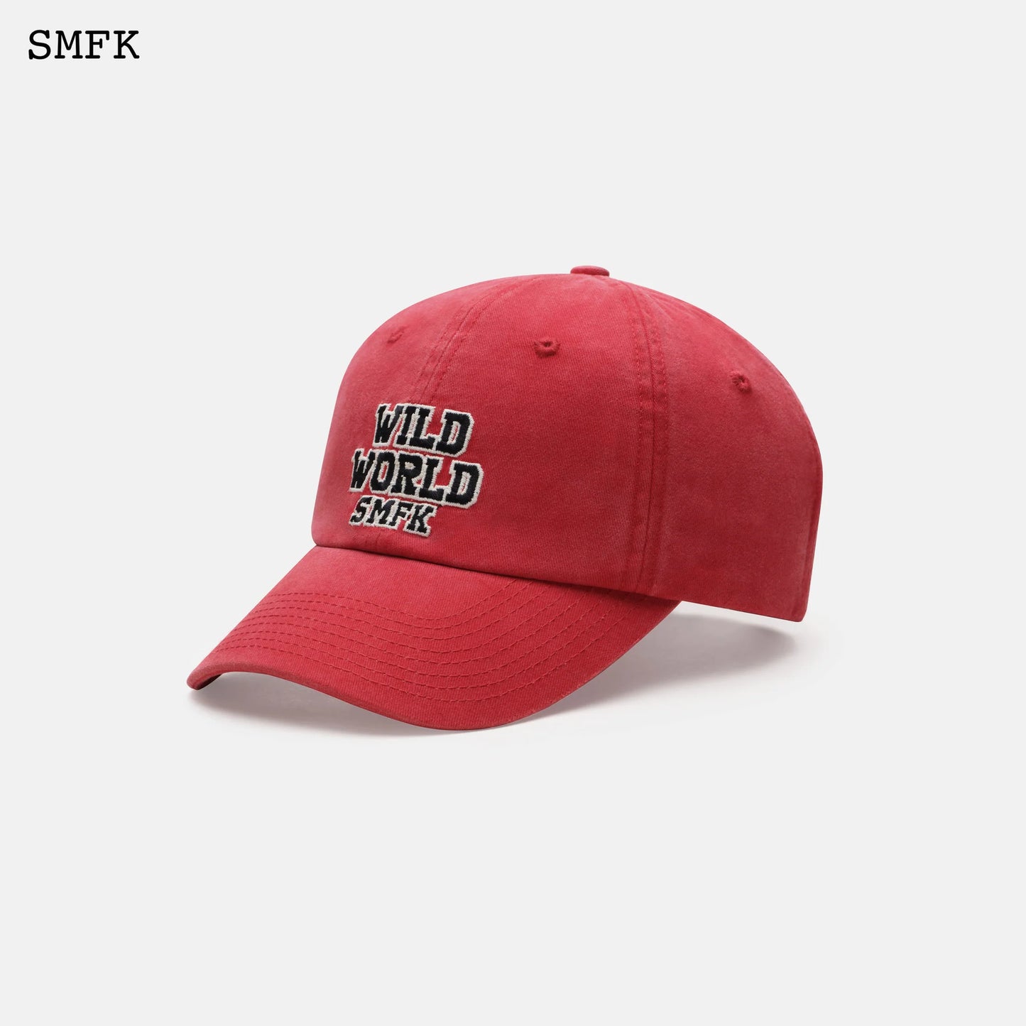 Wild World Warning Red Baseball Hat
