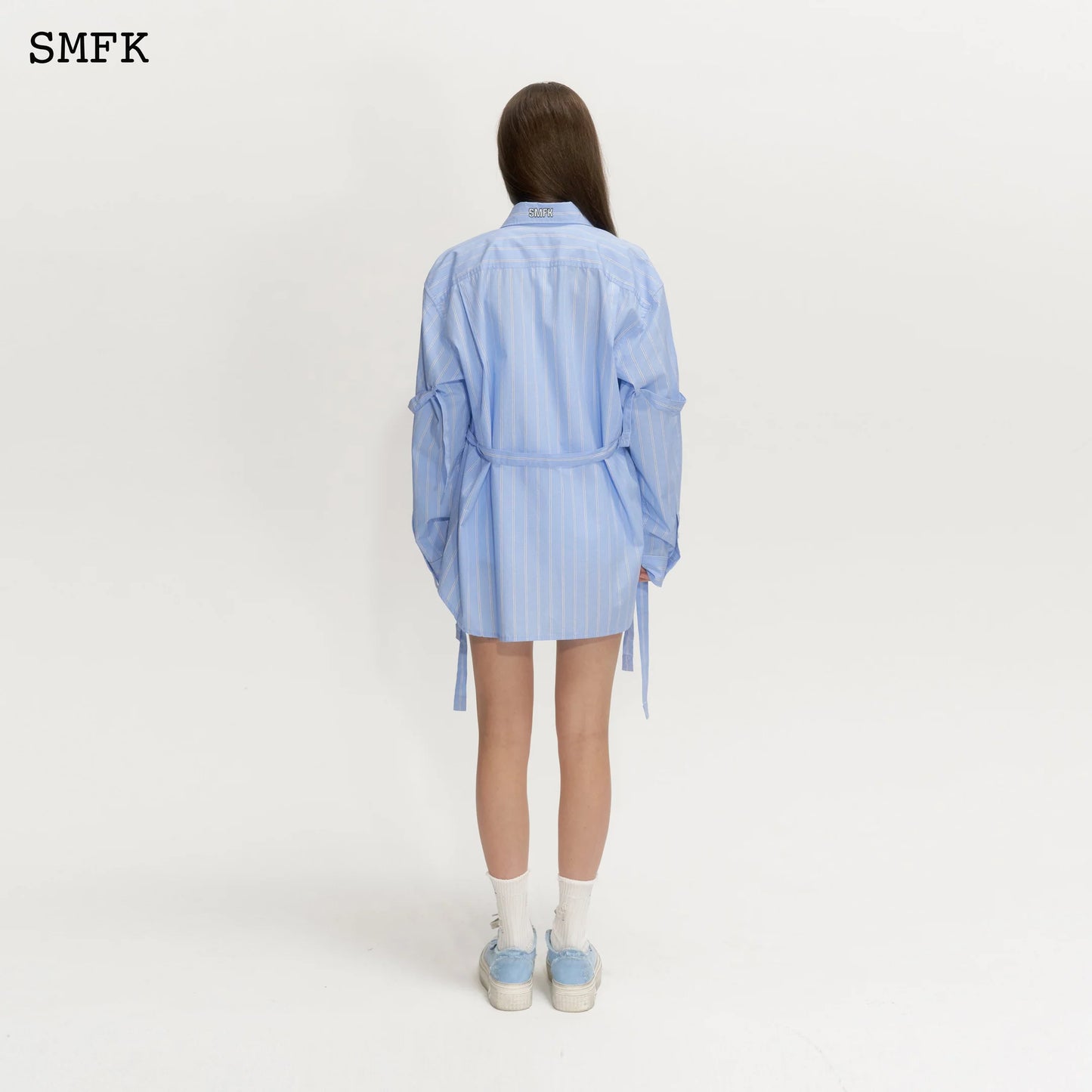 Wild World Sky Blue Stripe Shirt