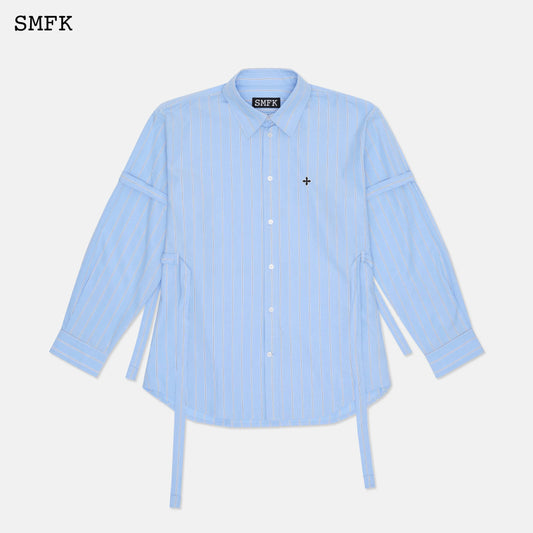 Wild World Sky Blue Stripe Shirt