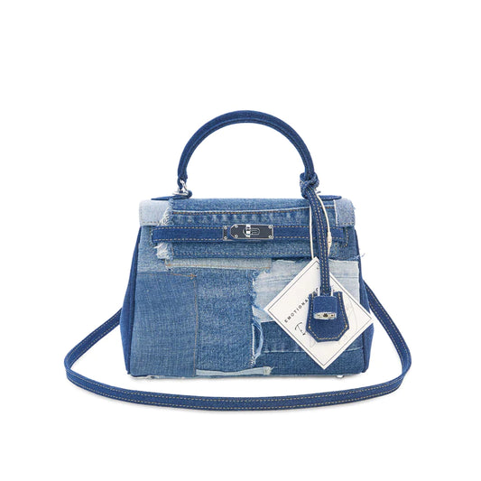 MULTI DENIM  Vintage Shoulder Bag 25(New Drop)