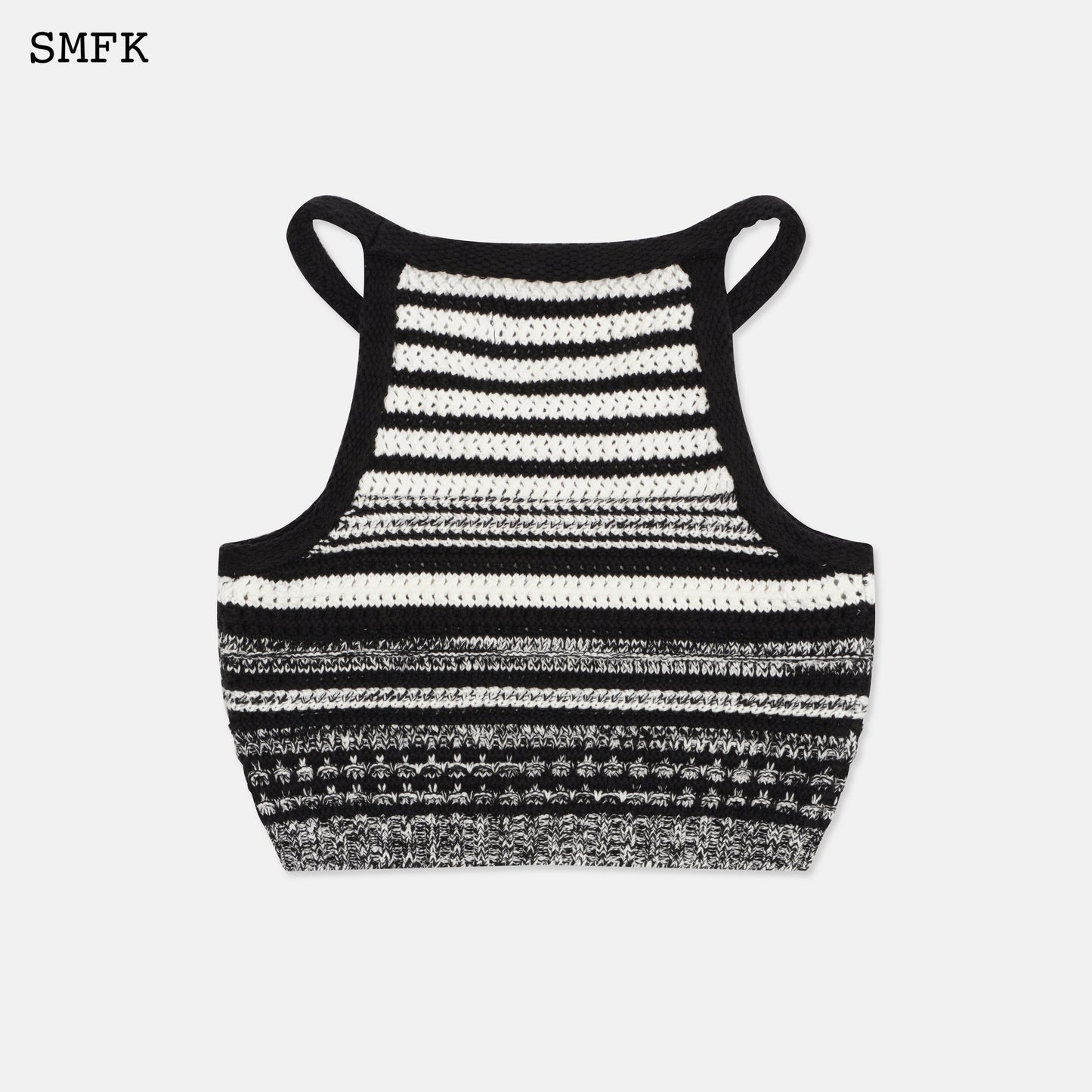 Wilderness Black and White Knitted Vest