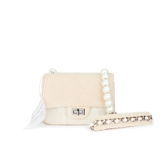 BEIGE Vintage Chain Bag SMALL