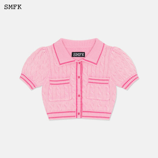 Compus Pink Checkered Polo