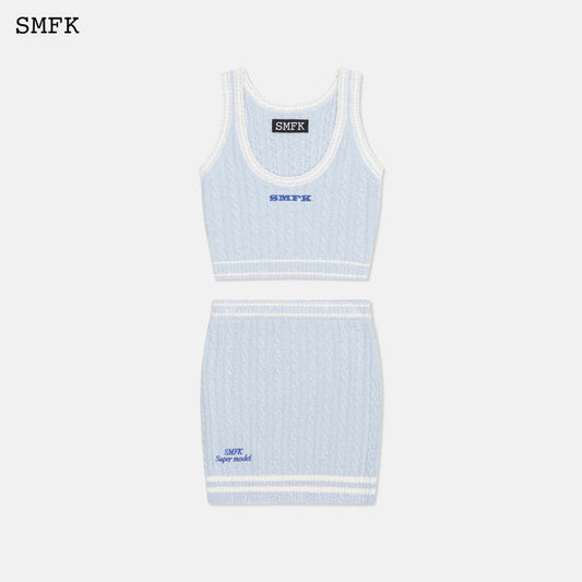 Compass Classical Blue Knitted Set